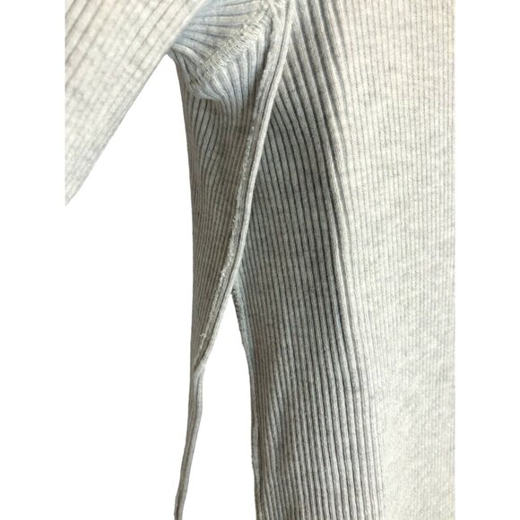 We The Free Women’s Gray Petite Small Long Sleeve Open Sided Sweatshirt - Picture 3 of 6